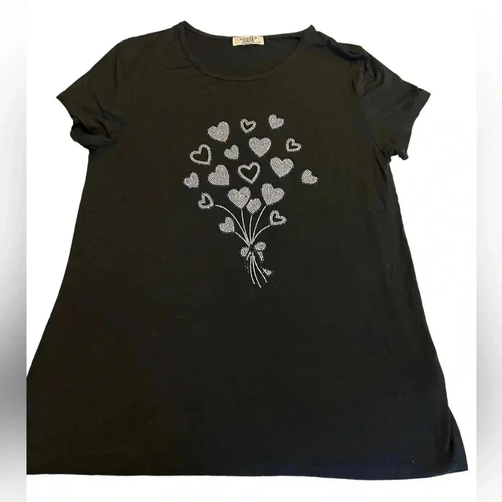 Julia Brand Women’s Bedazzled Shirt Size L-XL.